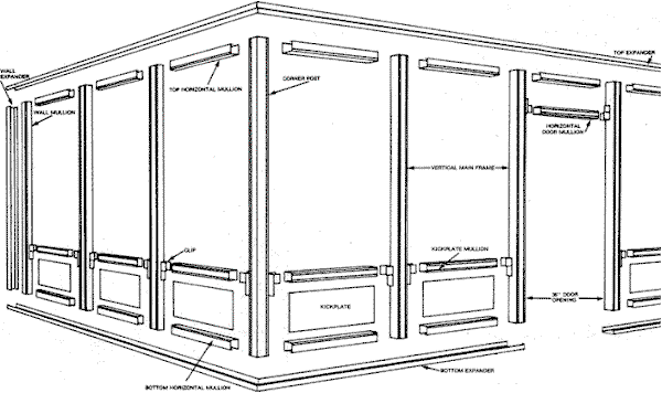 Non-Insulated Patio Enclosure Diagram