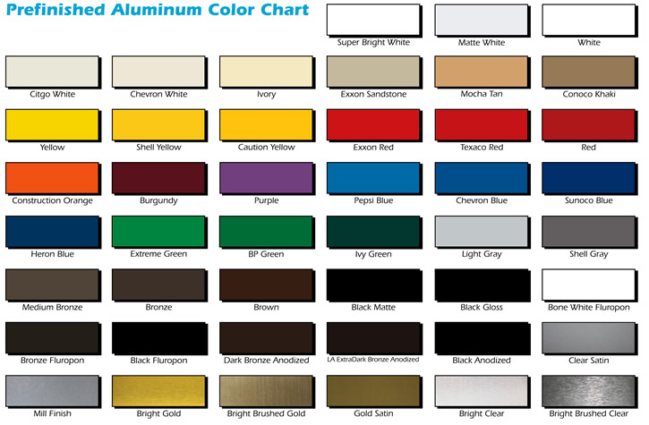 Wrisco Color Chart