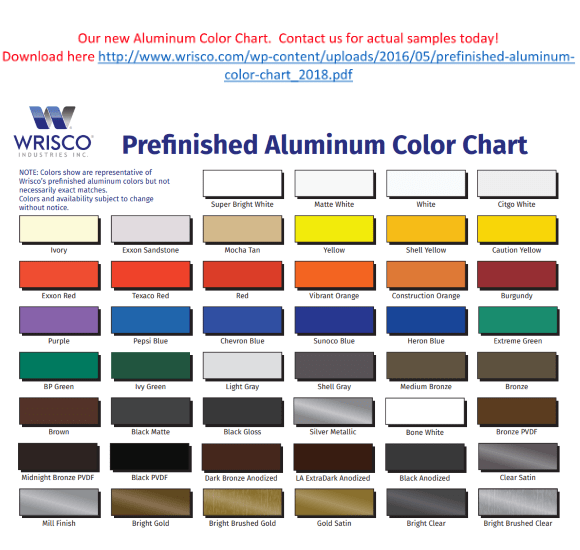 Aluminum Anodized Color Chart | My XXX Hot Girl